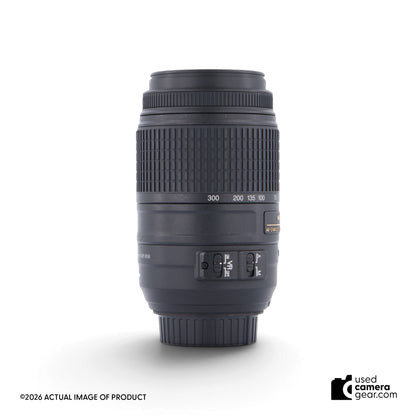 Nikon AF-S DX NIKKOR 55-300mm f/4.5-5.6G ED VR Lens (#992) *USED*