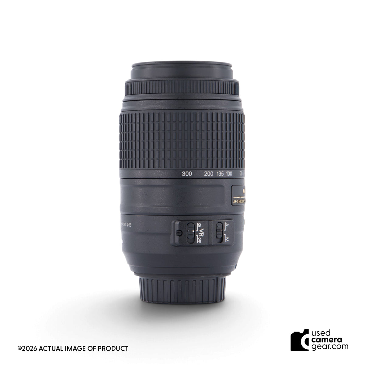 Nikon AF-S DX NIKKOR 55-300mm f/4.5-5.6G ED VR Lens (#992) *USED*