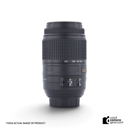 Nikon AF-S DX NIKKOR 55-300mm f/4.5-5.6G ED VR Lens (#992) *USED*