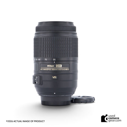 Nikon 55-300mm f/4.5-5.6G ED AF-S DX VR Zoom Lens (#180) *USED*