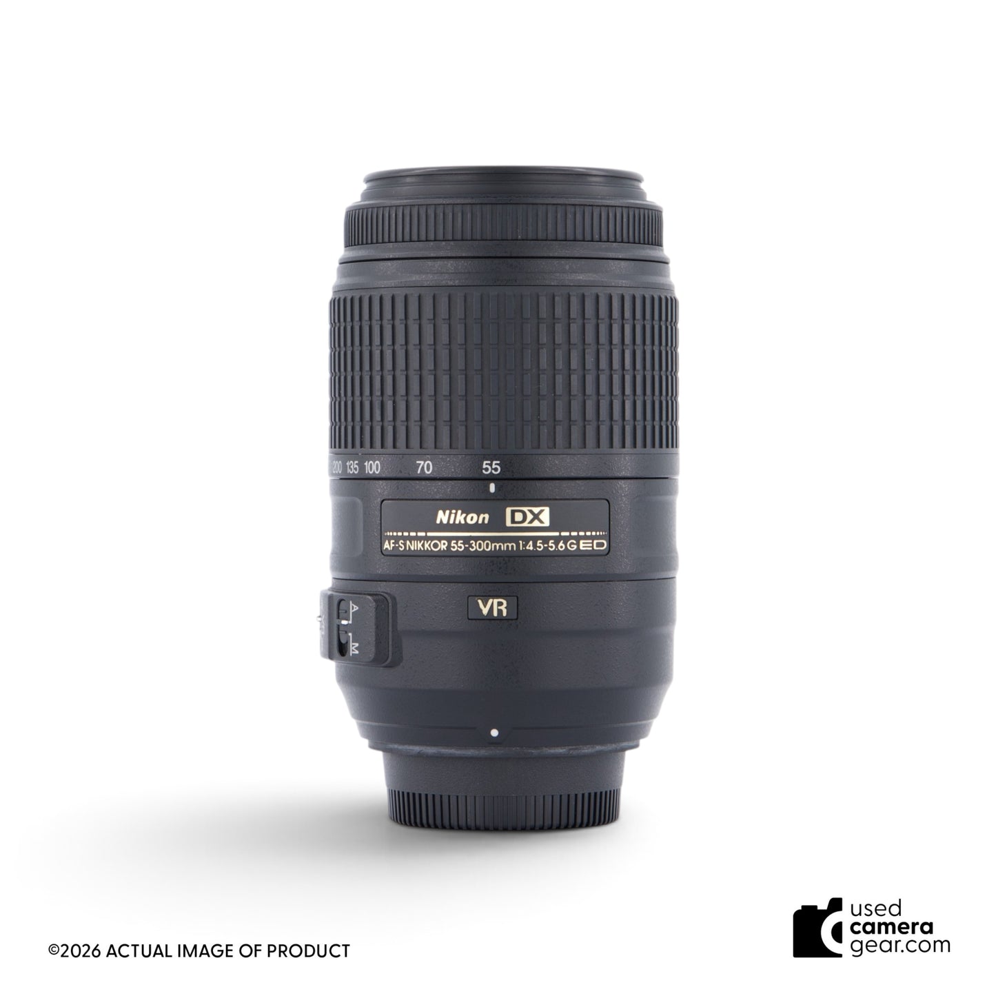 Nikon 55-300mm f/4.5-5.6G ED AF-S DX VR Zoom Lens (#180) *USED*