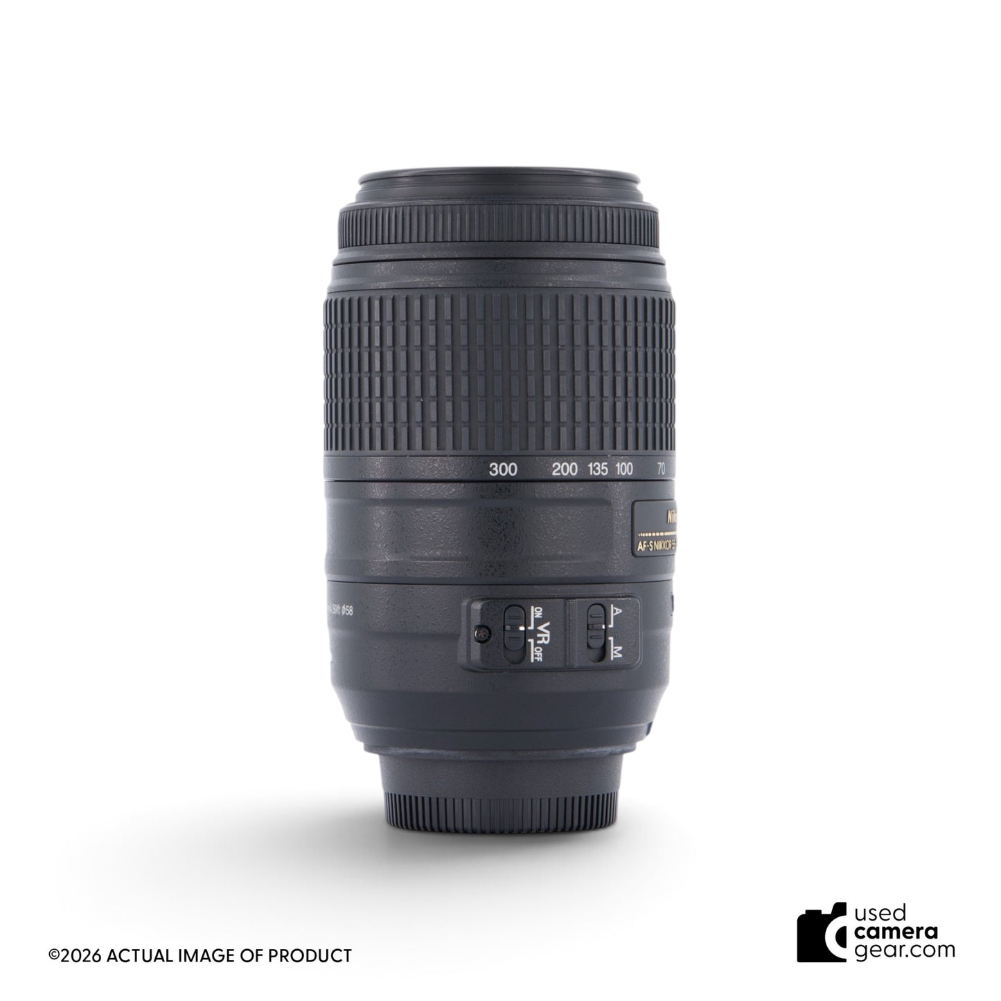 Nikon 55-300mm f/4.5-5.6G ED AF-S DX VR Zoom Lens (#180) *USED*