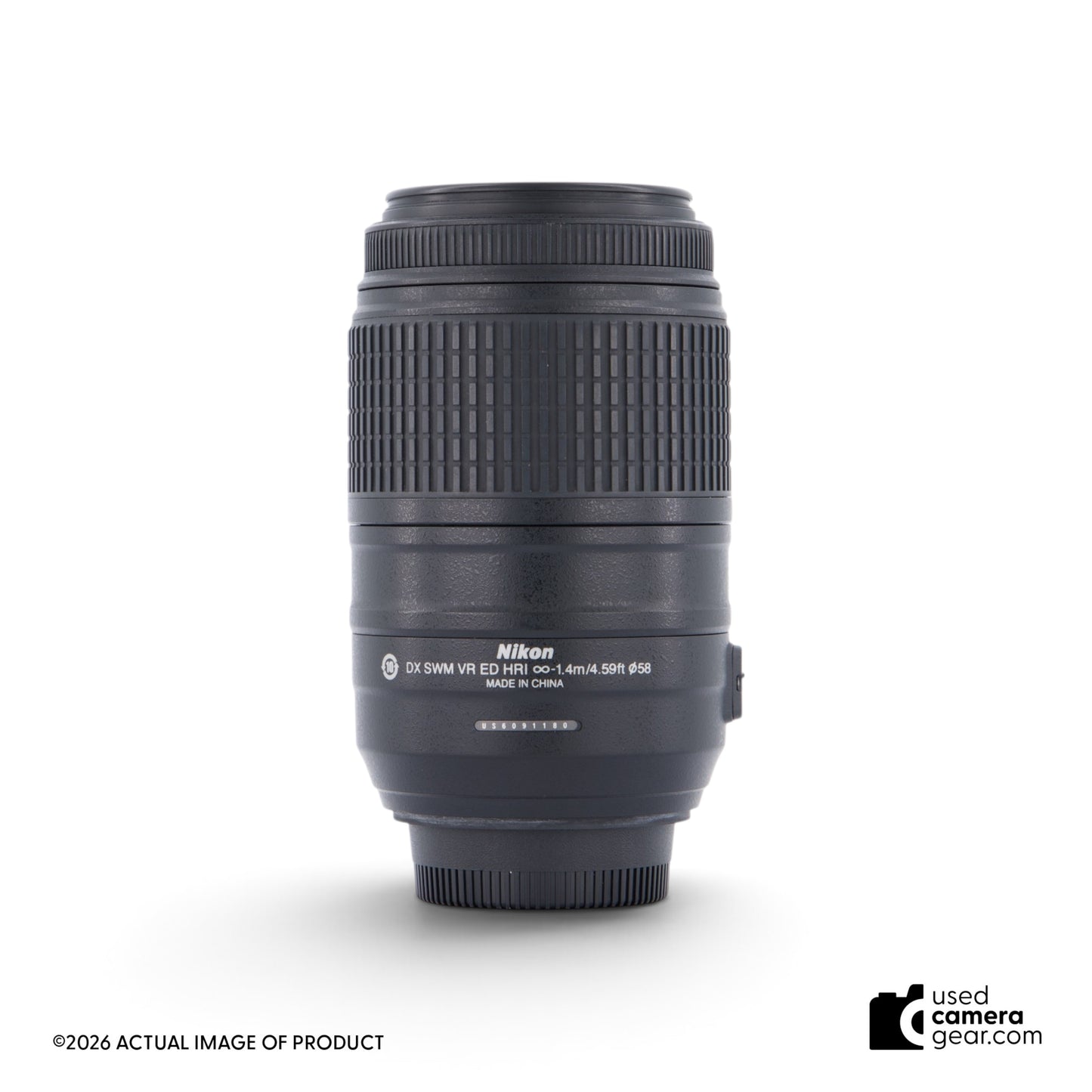 Nikon 55-300mm f/4.5-5.6G ED AF-S DX VR Zoom Lens (#180) *USED*