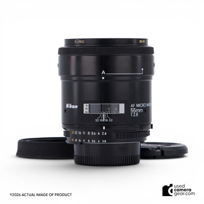 Nikon 55mm AF Micro-Nikkor f/2.8 Lens (#183) *USED*