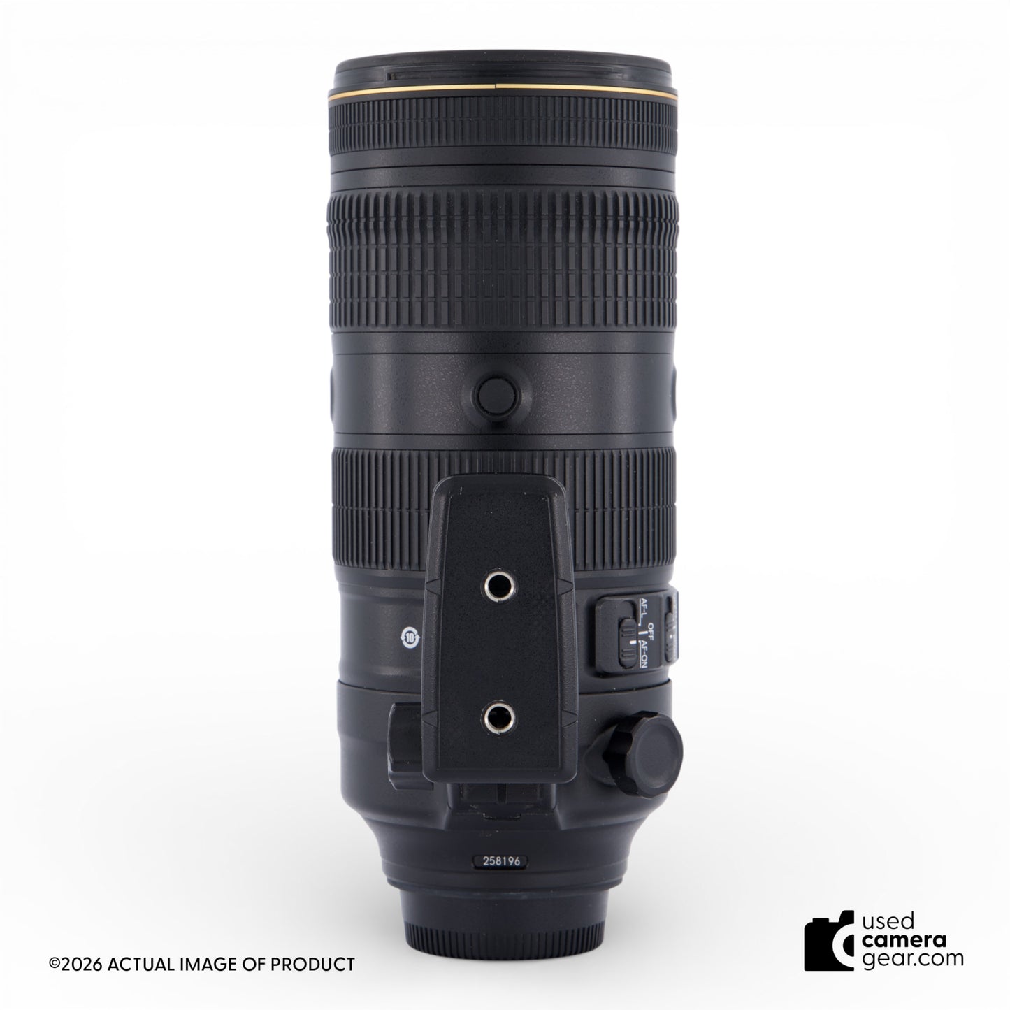 Nikon 70-200mm AF-S NIKKOR f/2.8E FL ED VR Lens (#196) *USED*