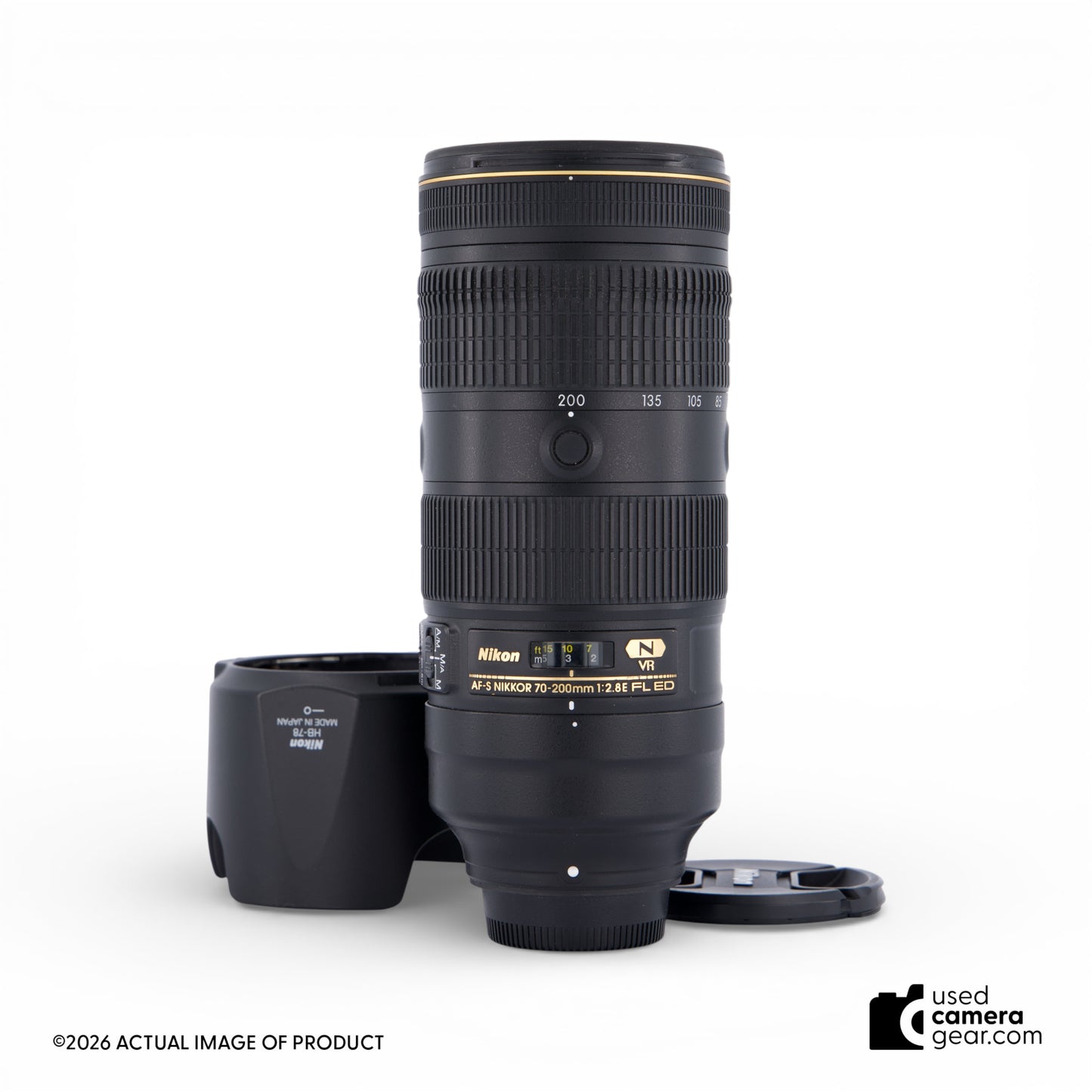 Nikon 70-200mm AF-S NIKKOR f/2.8E FL ED VR Lens (#196) *USED*