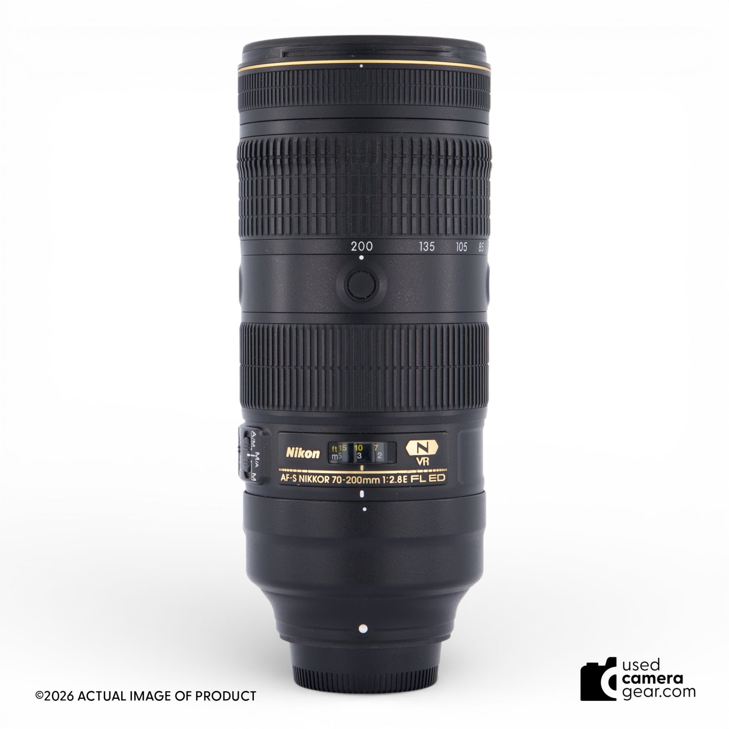Nikon 70-200mm AF-S NIKKOR f/2.8E FL ED VR Lens (#196) *USED*