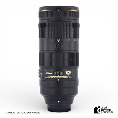 Nikon 70-200mm AF-S NIKKOR f/2.8E FL ED VR Lens (#196) *USED*