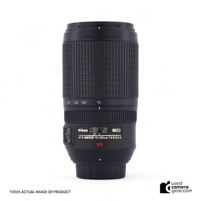 Nikon AF-S 70-300mm f/4.5-5.6G ED-IF VR Nikkor Lens *USED* (#149)