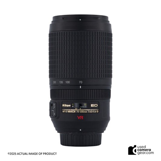 Nikon AF-S 70-300mm f/4.5-5.6G ED-IF VR Nikkor Lens *USED* (#323)