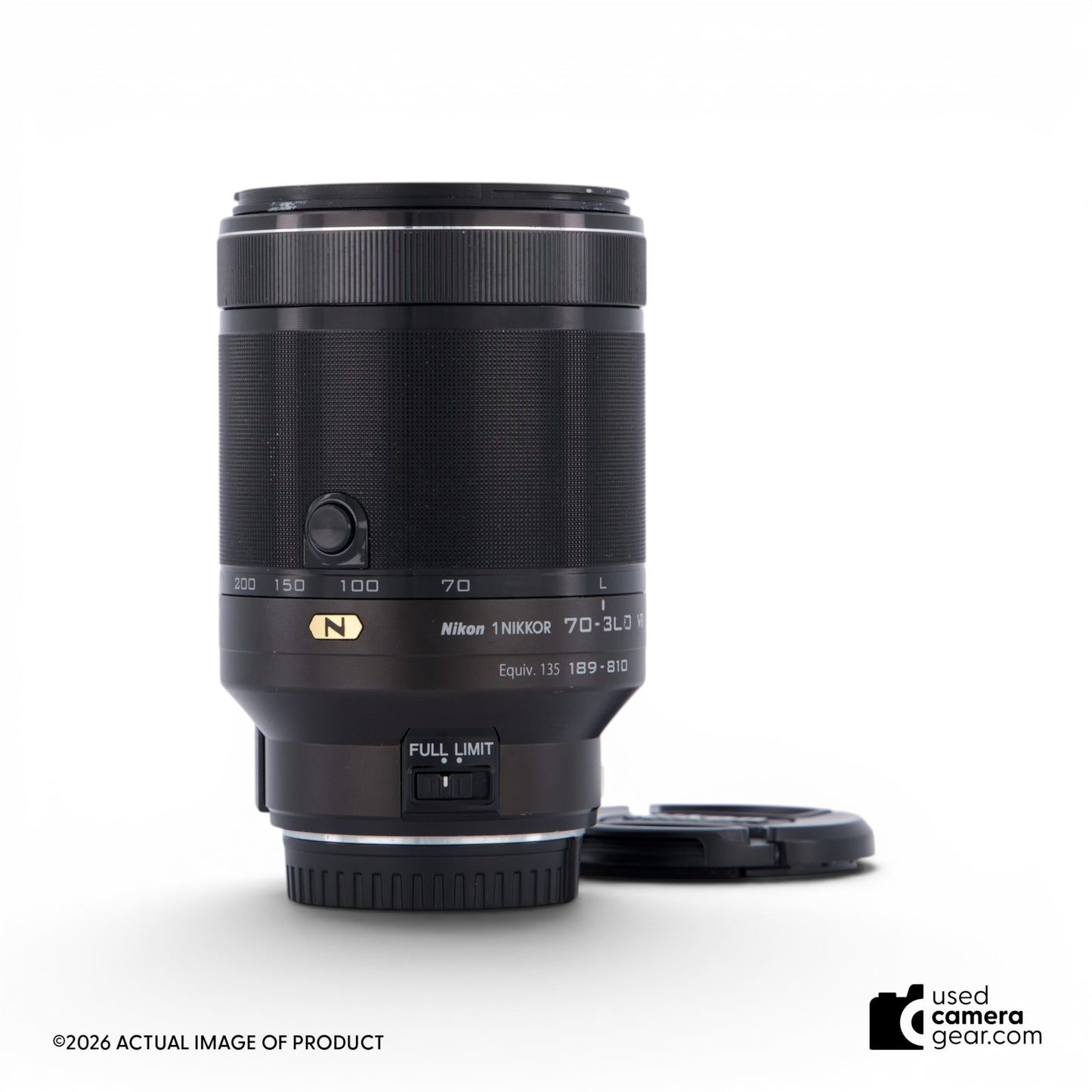 Nikon 1 Nikkor 70-300mm f/4.5-5.6 VR CX Lens (#424) *USED*
