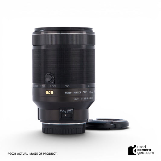 Nikon 1 Nikkor 70-300mm f/4.5-5.6 VR CX Lens (#424) *USED*