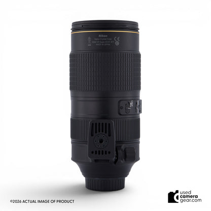 Nikon AF-S 80-400mm f/4.5-5.6G ED VR Zoom-Nikkor Lens (#469) *USED*