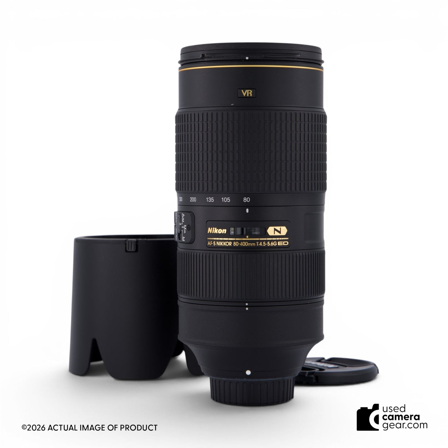Nikon AF-S 80-400mm f/4.5-5.6G ED VR Zoom-Nikkor Lens (#469) *USED*