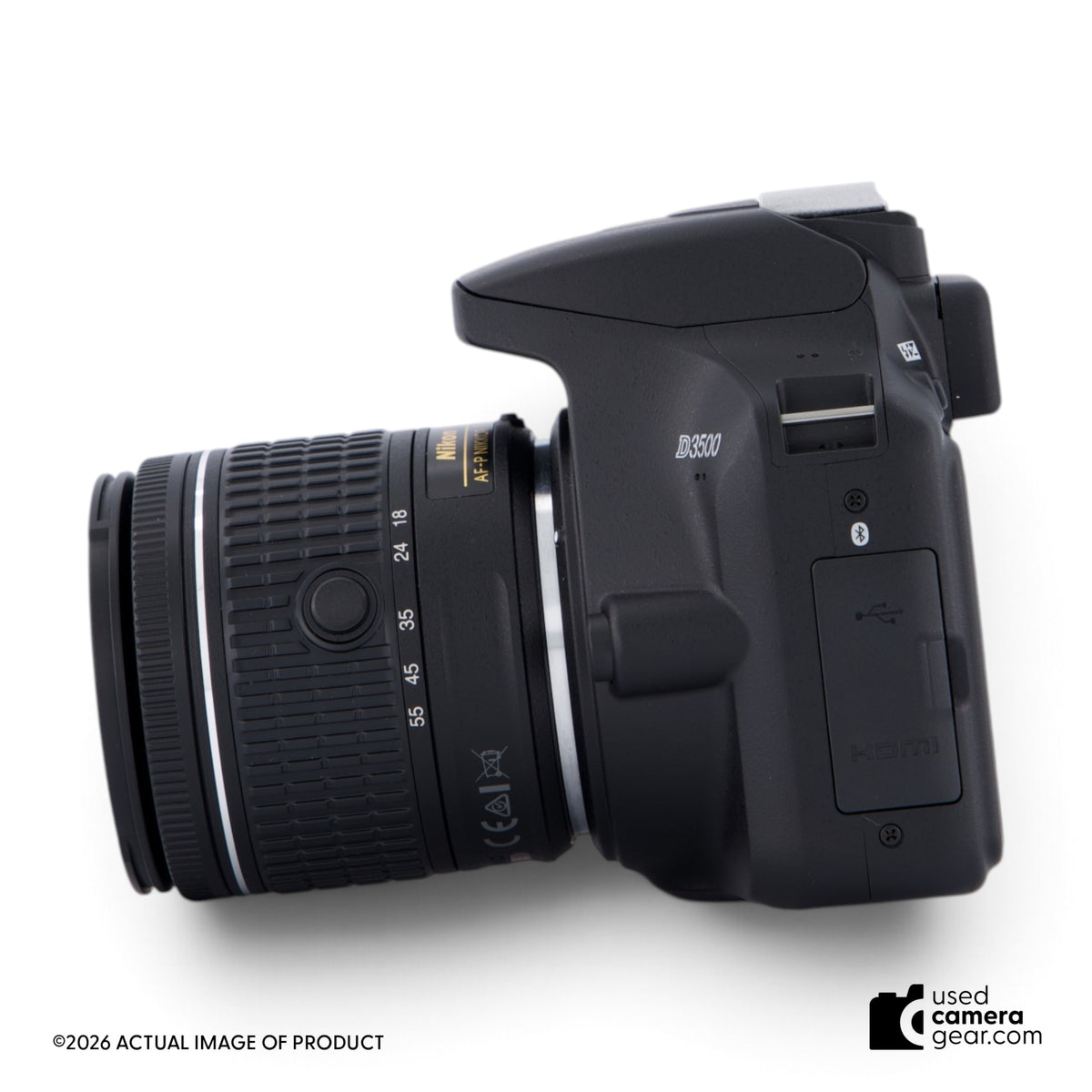 Nikon D3500 DSLR with AF-P 18-55mm VR & AF-P 70-300mm 2 Lens Kit (#816) *USED*