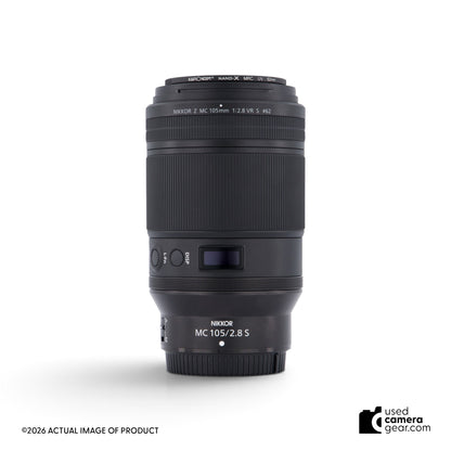 Nikon Z MC 105mm f/2.8 VR S Micro Lens (#341) *USED*