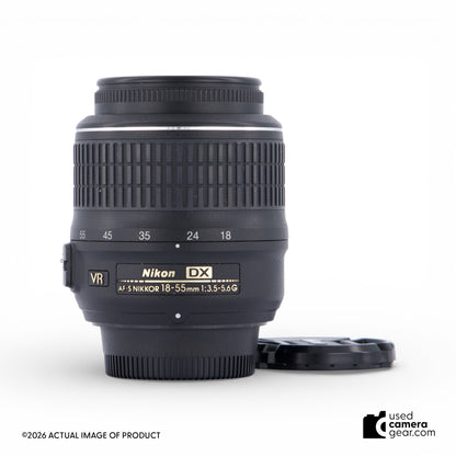 Nikon D3000 DX DSLR w/ 18-55mm VR & 55-200mm DX VR Lenses (#195) *USED*