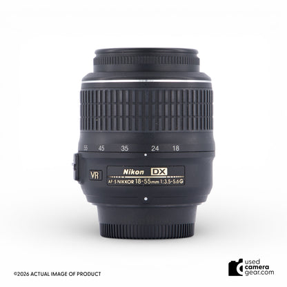 Nikon D3000 DX DSLR w/ 18-55mm VR & 55-200mm DX VR Lenses (#195) *USED*