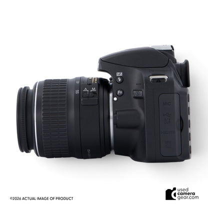 Nikon D3200 w/18-55mm f/3.5-5.6 Lens Kit (#0130 *USED* (#073) *USED*