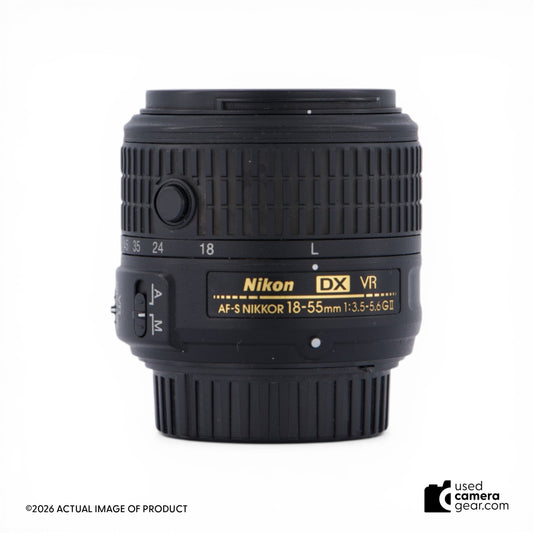 Nikon 18-55mm f/3.5-5.6 AF-S DX VR II Nikkor Lens (#576) *USED*