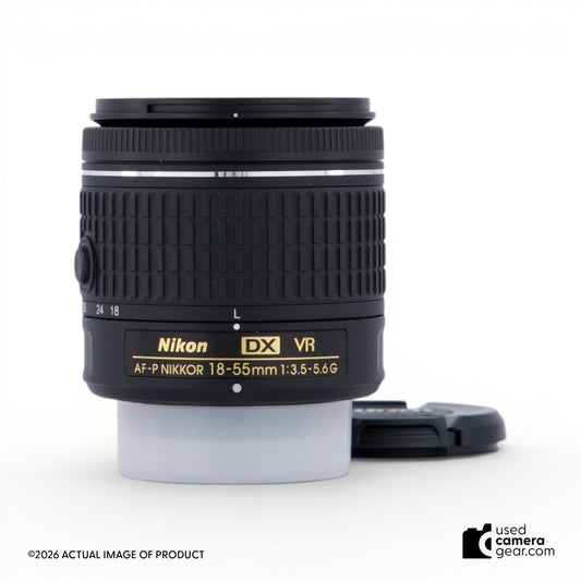 Nikon AF-P DX 18-55mm f/3.5-5.6 G VR Lens (#316) *USED*
