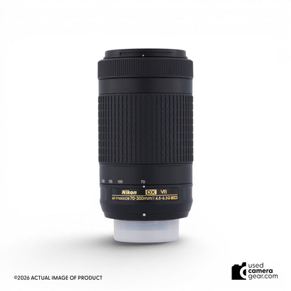 Nikon AF-P 70-300mm f/4.5-6.3G ED VR DX Lens (#536) *USED*