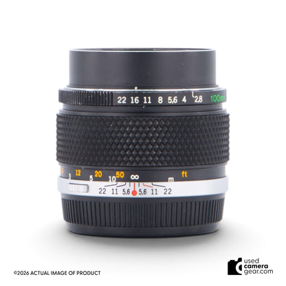 Olympus E. Zuiko 100mm f/2.8 Auto-T Lens (#353) *USED*