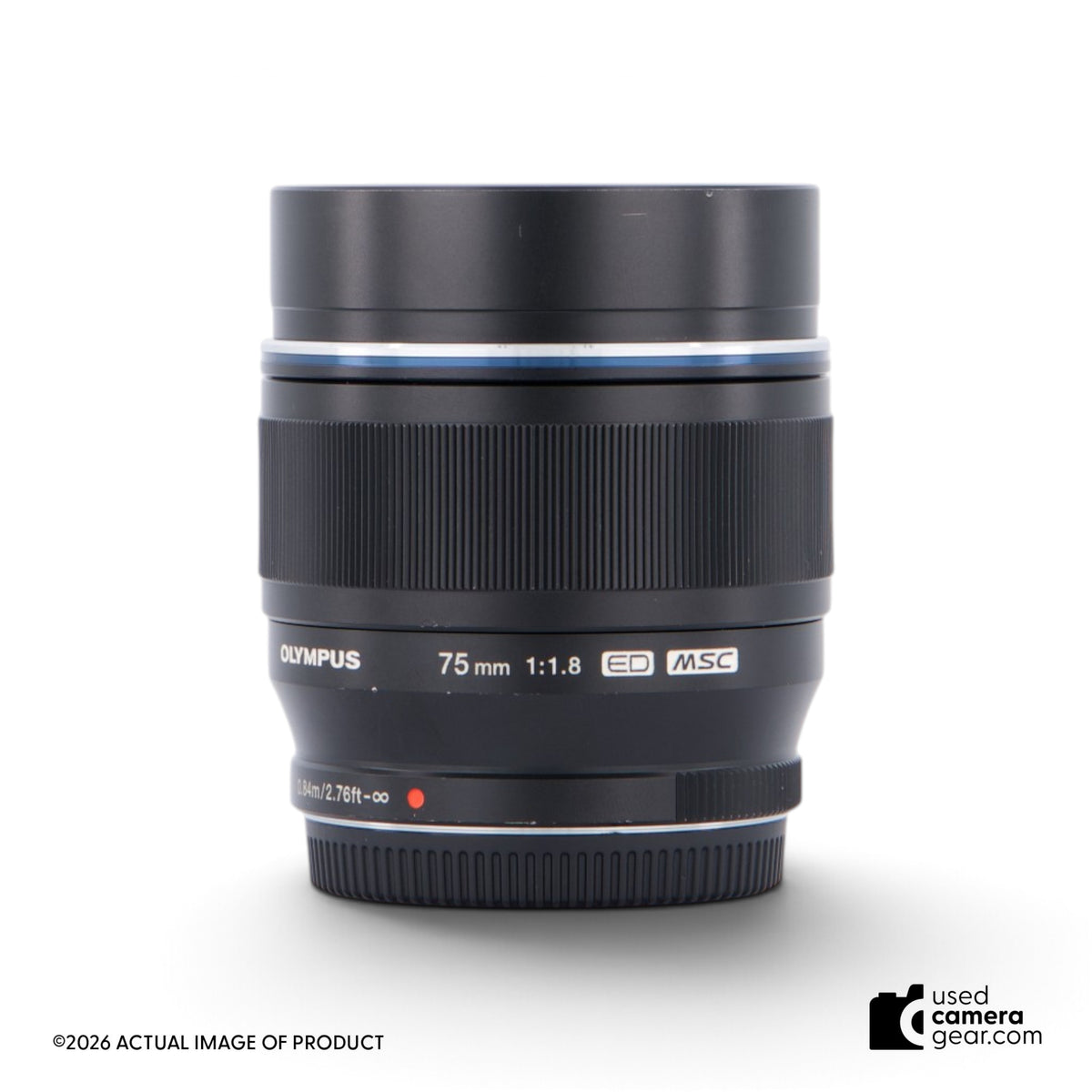 Olympus 75mm F1.8 ED MSC Lens (#916) *USED*