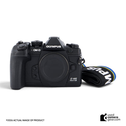 Olympus OM-D EM1 Mark III Mirrorless Camera Body (#909) *USED*