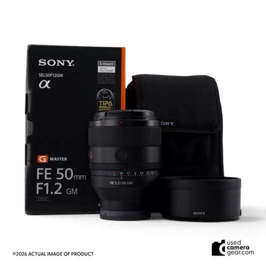 Sony FE 50mm f1.2 GM Lens (#126) *USED*