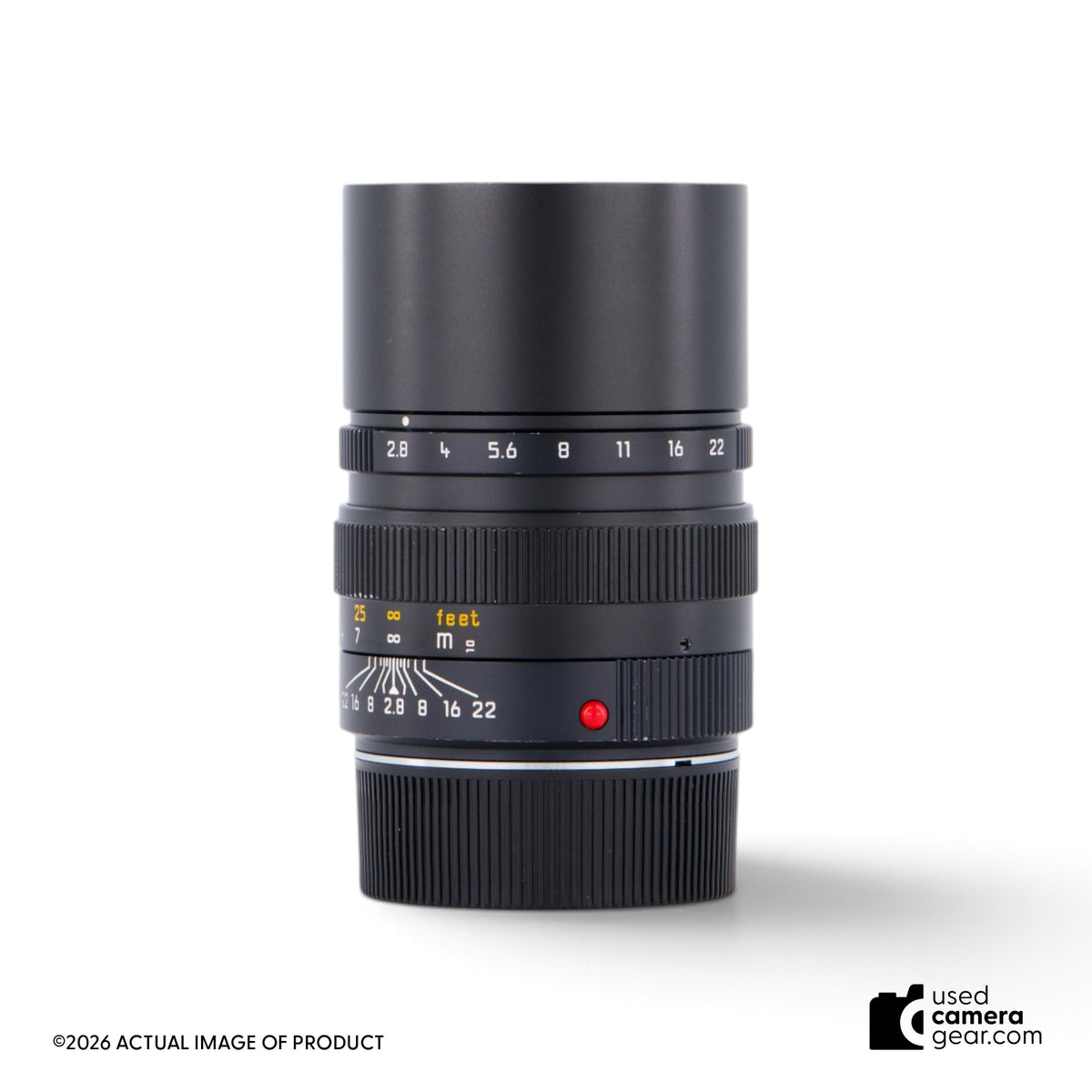 Leica 90mm Elmarit-M f2.8 E46 Lens -RECENT DAG CLA- (#969) *USED*