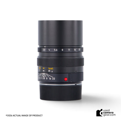 Leica 90mm Elmarit-M f2.8 E46 Lens -RECENT DAG CLA- (#969) *USED*