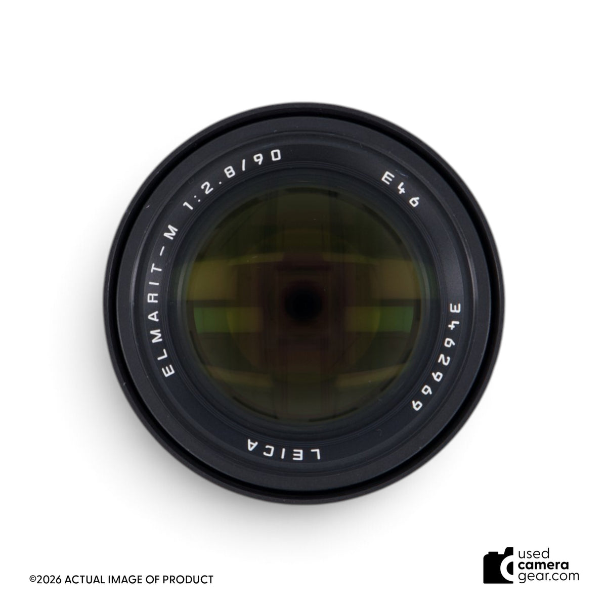 Leica 90mm Elmarit-M f2.8 E46 Lens -RECENT DAG CLA- (#969) *USED*
