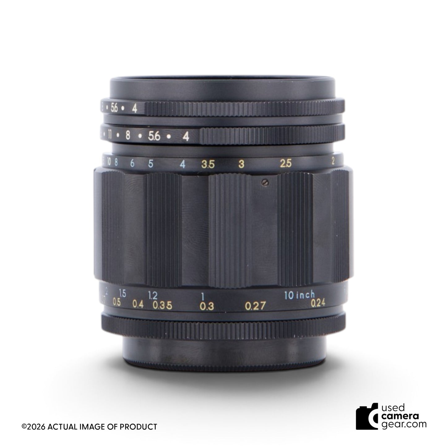 Pentax Asahi Early 50mm f/4 Macro-Takumar Two-Ring Present Lens (#990) *USED*