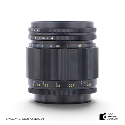 Pentax Asahi Early 50mm f/4 Macro-Takumar Two-Ring Present Lens (#990) *USED*