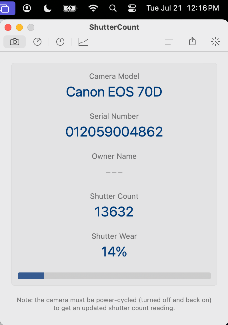Canon EOS 70D DSLR Camera (Body Only) (#862) *USED*