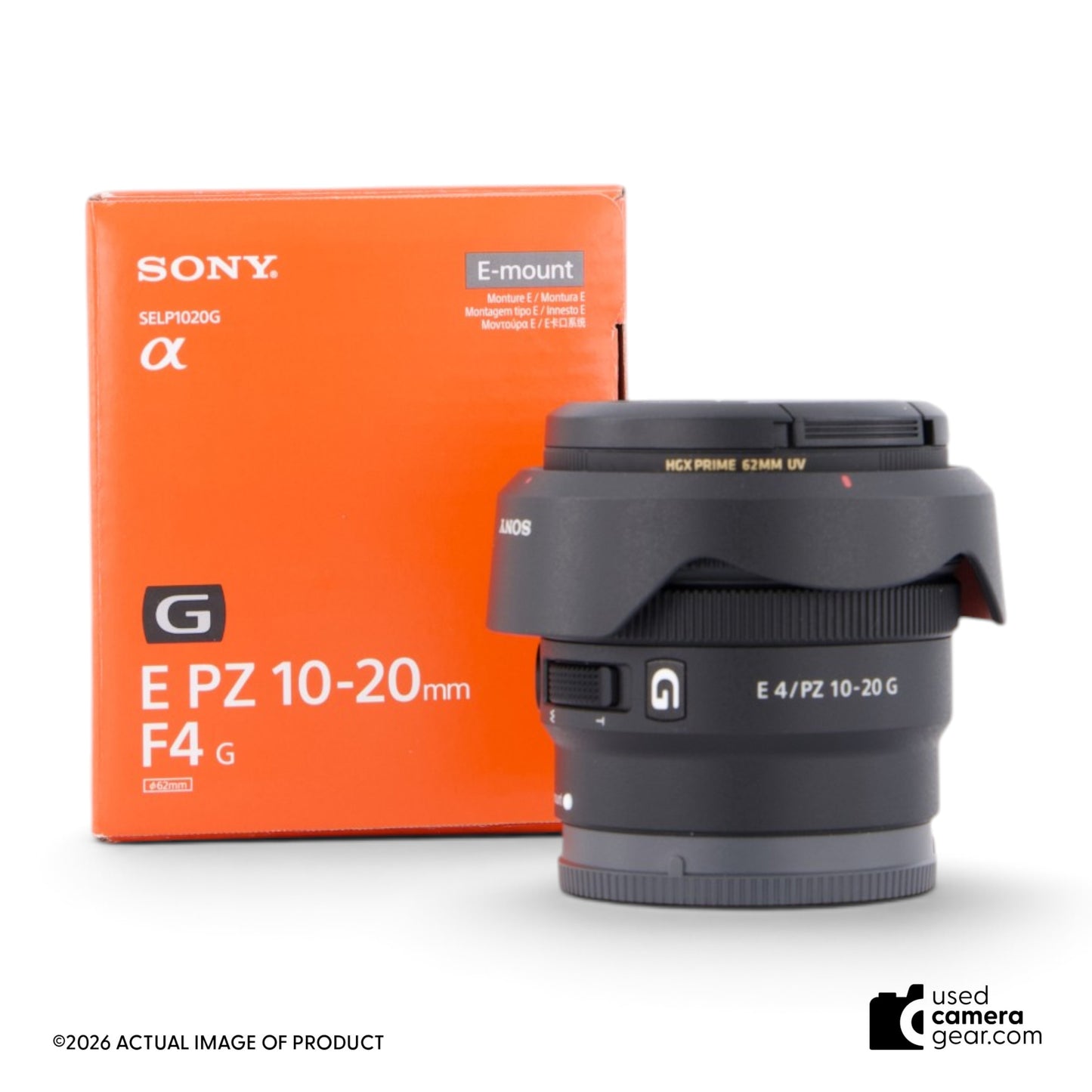 Sony E-Mount 10-20mm f/4 PZ G Lens (#638) *USED*