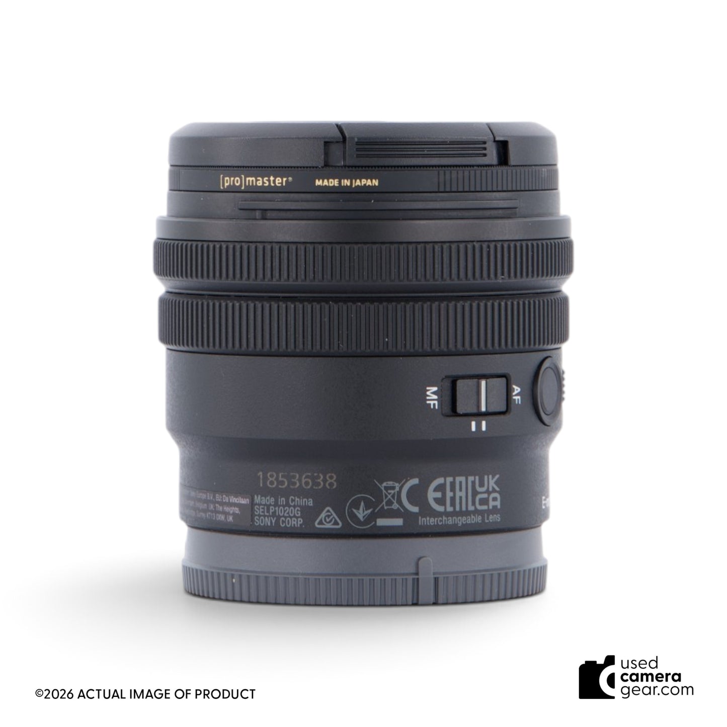 Sony E-Mount 10-20mm f/4 PZ G Lens (#638) *USED*