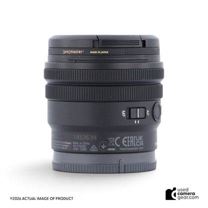 Sony E-Mount 10-20mm f/4 PZ G Lens (#638) *USED*