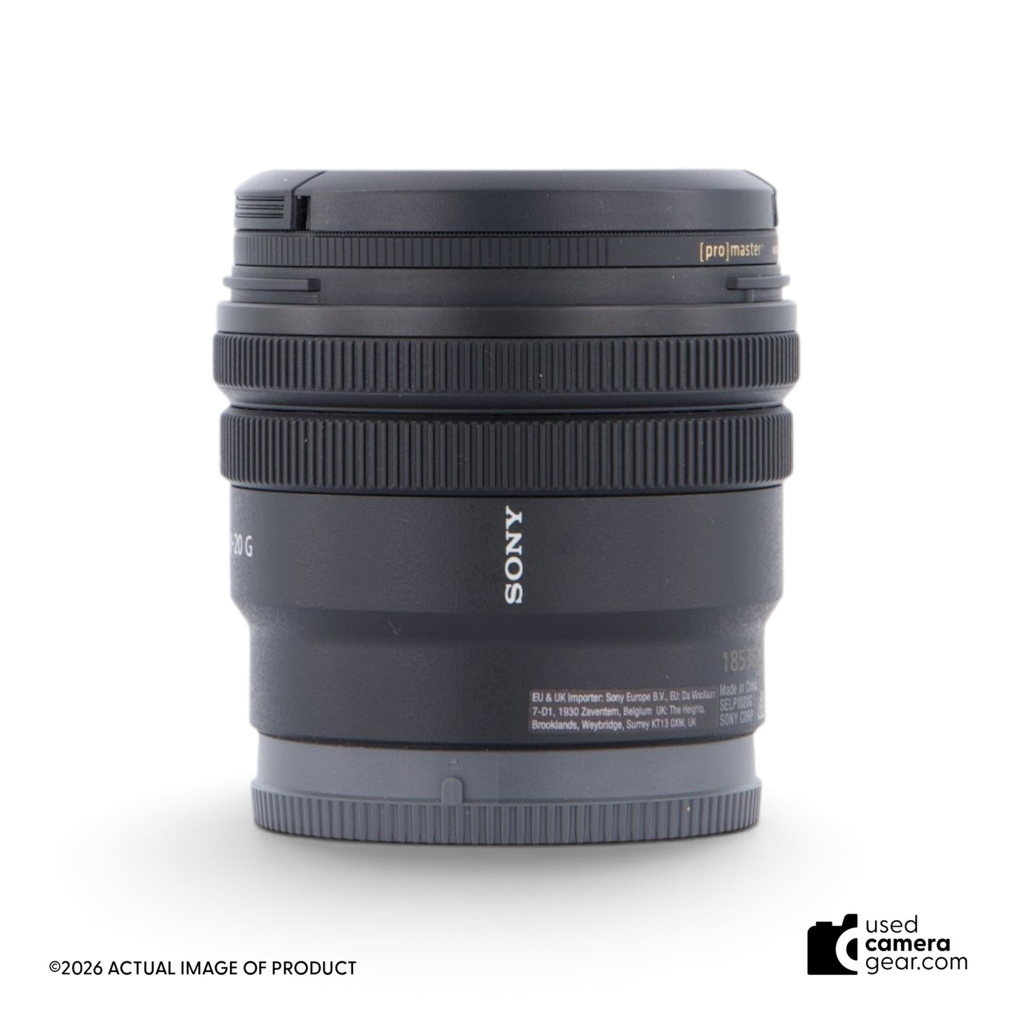 Sony E-Mount 10-20mm f/4 PZ G Lens (#638) *USED*