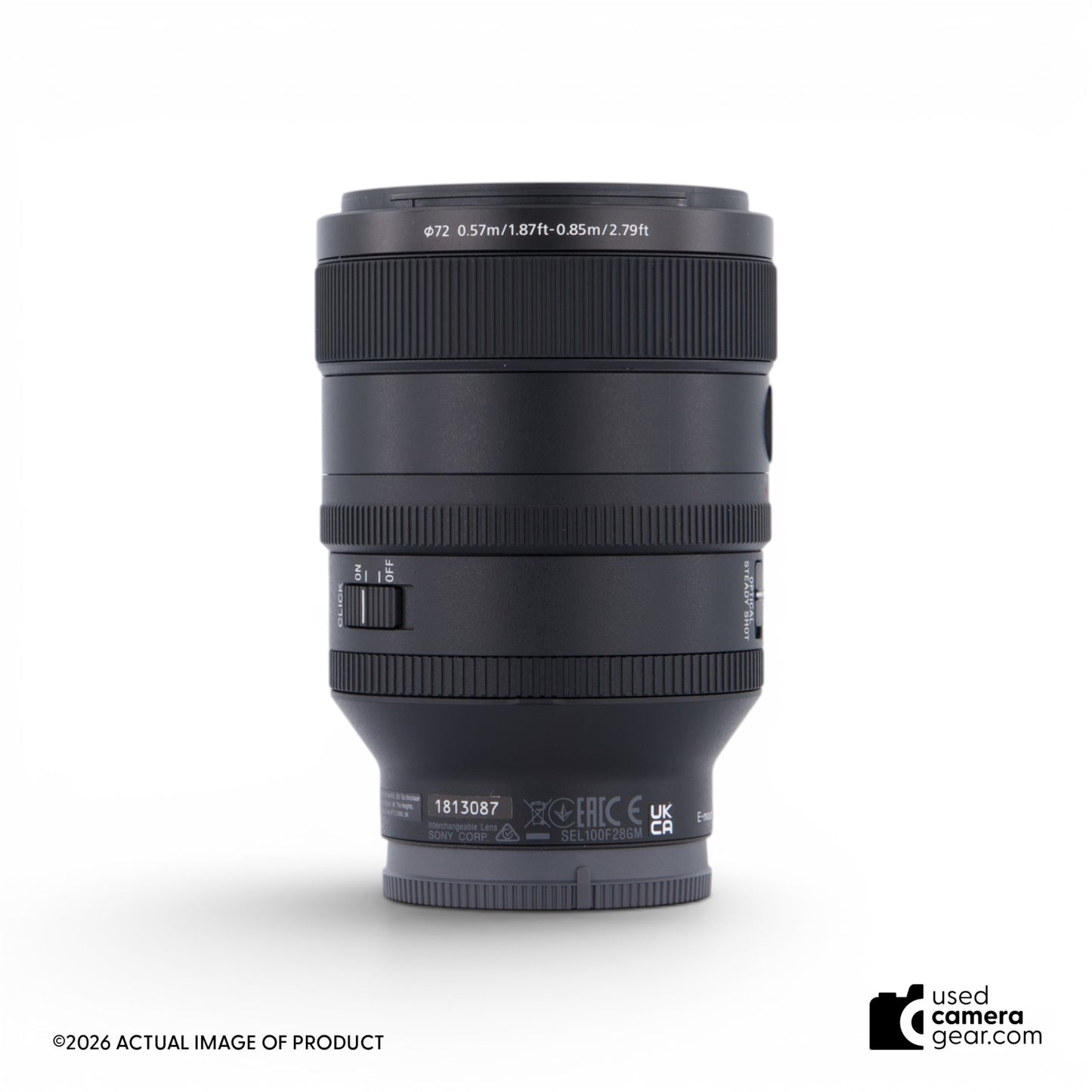 Sony FE 100mm f2.8 STF GM OSS Lens (#087) *USED*