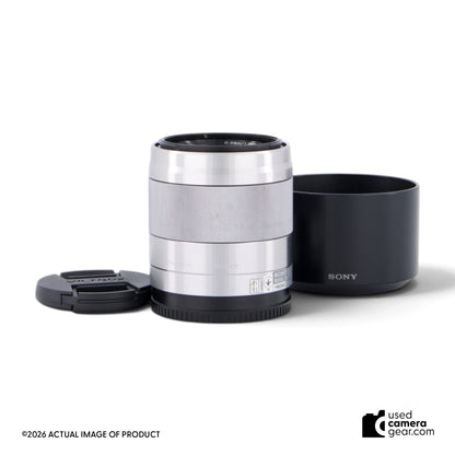 Sony E-Mount 50mm f/1.8 OSS Lens (Silver) (#545) *USED*