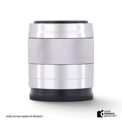 Sony E-Mount 50mm f/1.8 OSS Lens (Silver) (#545) *USED*