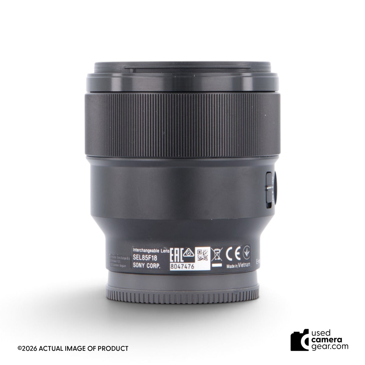 Sony FE 85mm f/1.8 Lens (#476) *USED*