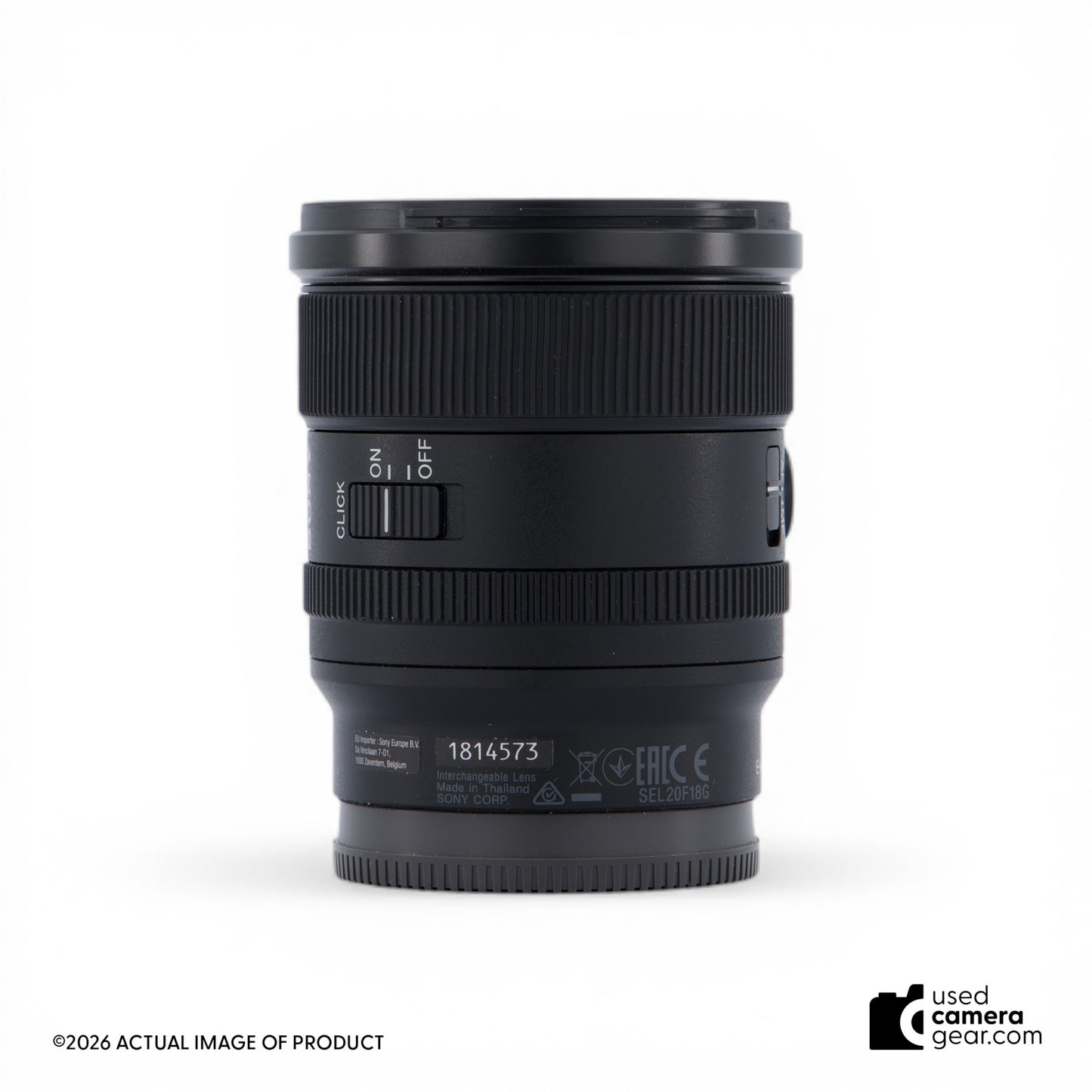 Sony FE 20mm f1.8 G Lens (#573) *USED*