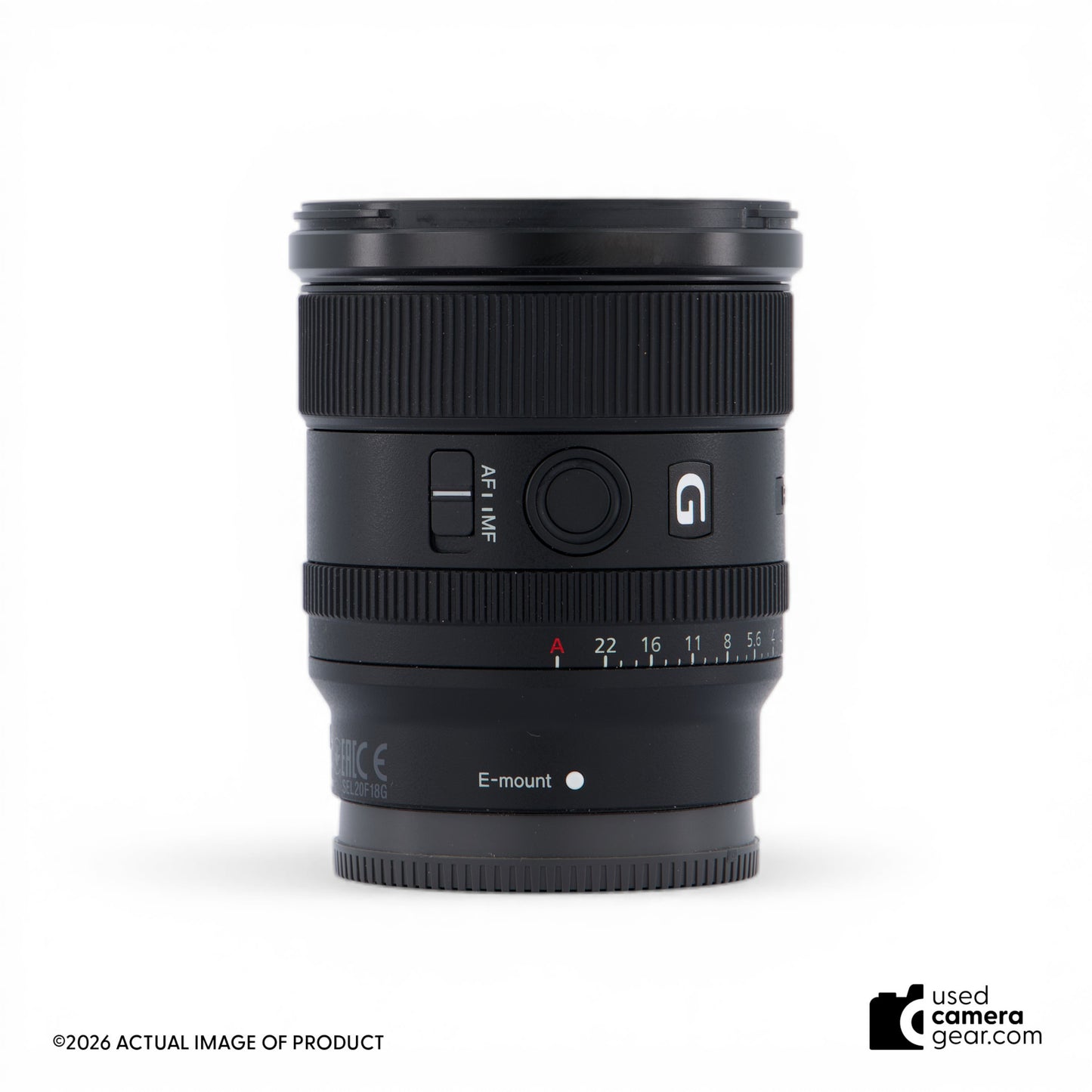 Sony FE 20mm f1.8 G Lens (#573) *USED*