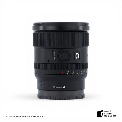 Sony FE 20mm f1.8 G Lens (#573) *USED*