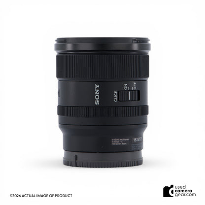 Sony FE 20mm f1.8 G Lens (#573) *USED*