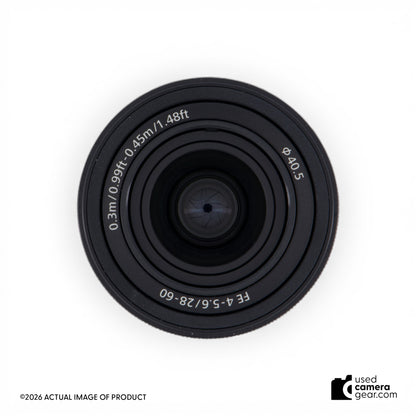 Sony FE 28-60mm f4-5.6 Lens (#457) *USED*