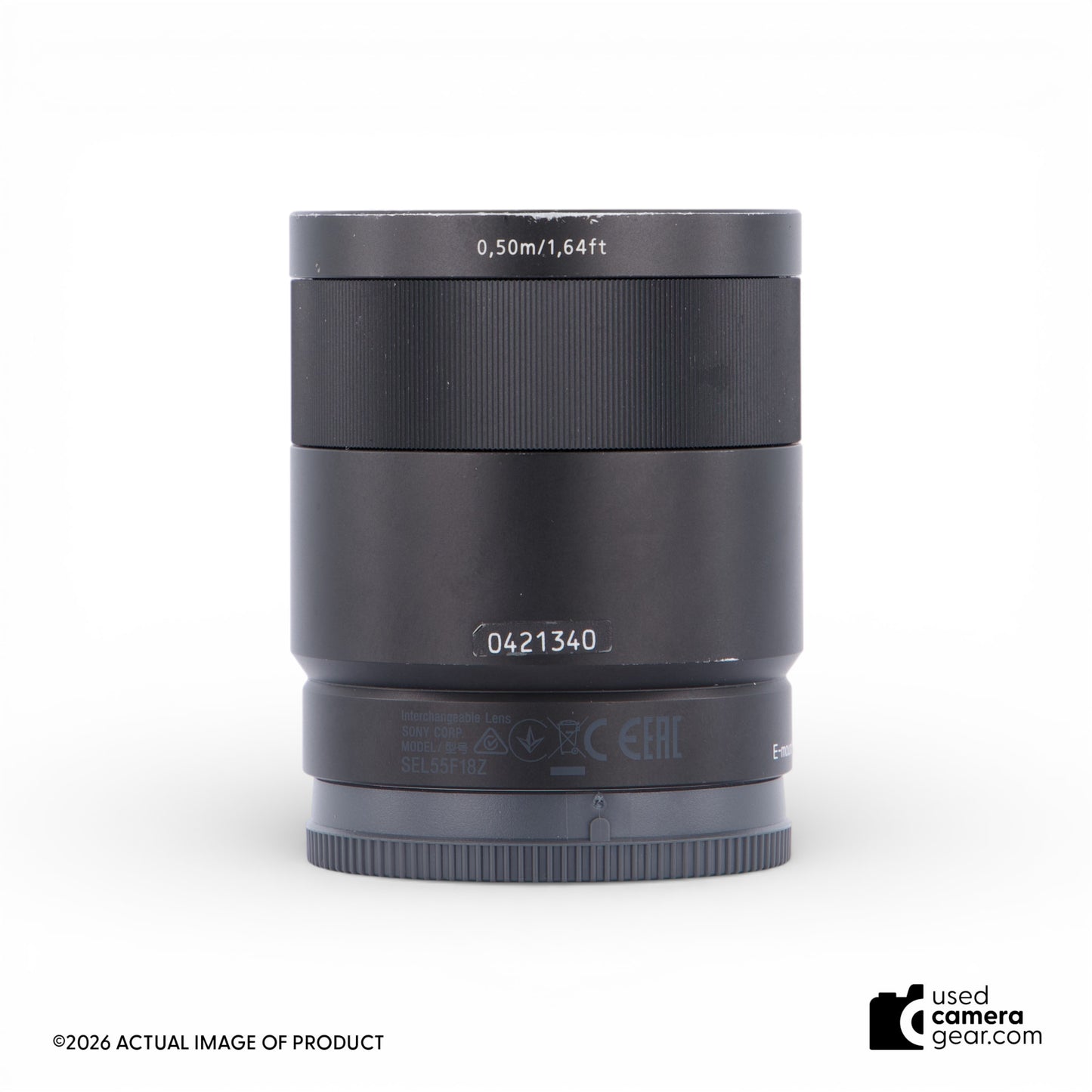 Sony FE 55mm f1.8 Sonnar T* ZA Lens (#340) *USED*